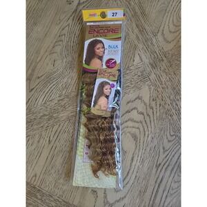 Encore LaVie 100% Human Hair Crochet Braid 18 Remy French Deep Bulk #27 New NWT